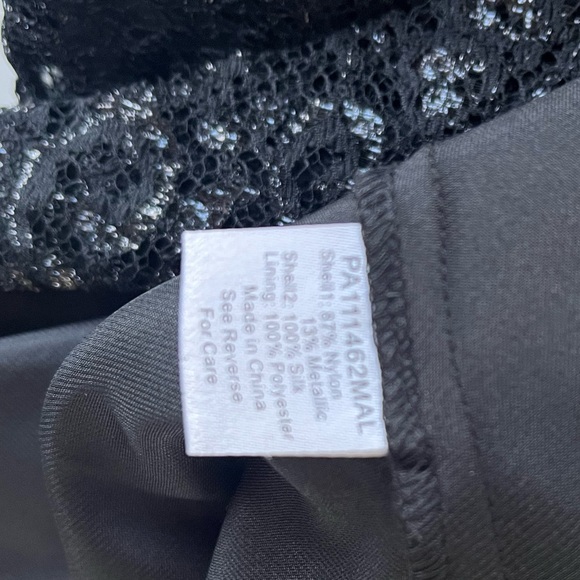 Parker - Eva black lace strapless sparkle mini party dress - Size XS - NWT - Picture 7 of 10